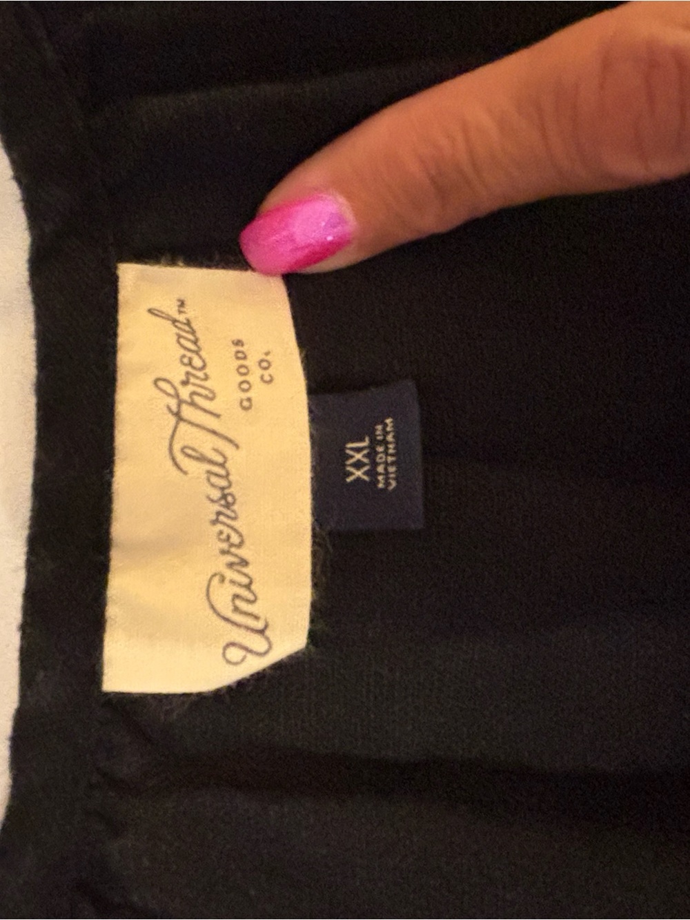 Universal Linen Black Skirt - Solid Black Midi